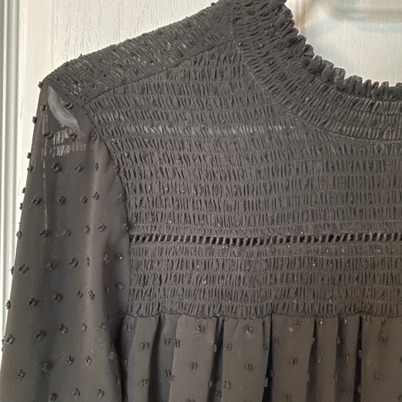 Zara - flowy black dress - Picture 2 of 2